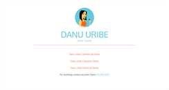 Desktop Screenshot of danuuribe.com