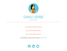 Tablet Screenshot of danuuribe.com